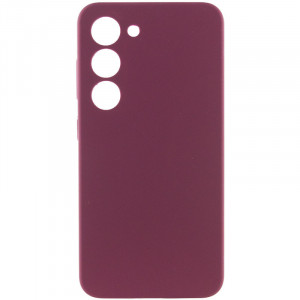 Чехол Silicone Cover Lakshmi Full Camera (AAA) для Samsung Galaxy S24 Бордовый / Plum