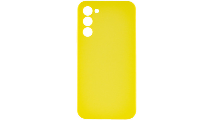 Чохол Silicone Cover Lakshmi Full Camera (AAA) для Samsung Galaxy S24 Жовтий / Yellow - фото