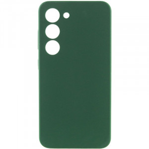 Чохол Silicone Cover Lakshmi Full Camera (AAA) для Samsung Galaxy S24 Зелений / Cyprus Green