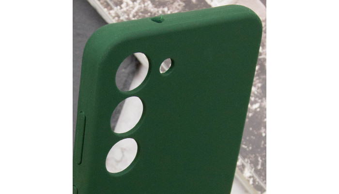 Чехол Silicone Cover Lakshmi Full Camera (AAA) для Samsung Galaxy S24 Зеленый / Cyprus Green - фото