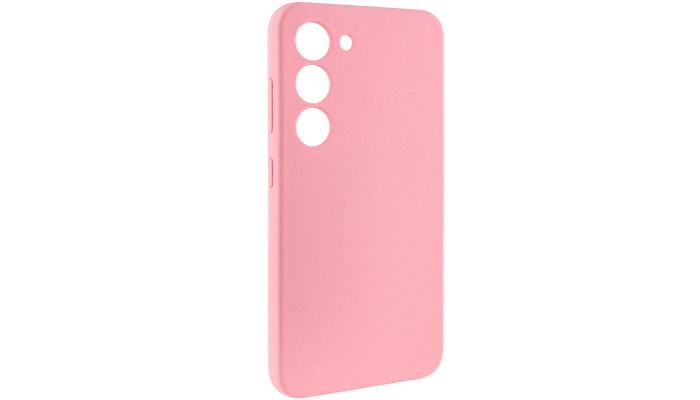 Чехол Silicone Cover Lakshmi Full Camera (AAA) для Samsung Galaxy S24 Розовый / Light pink - фото