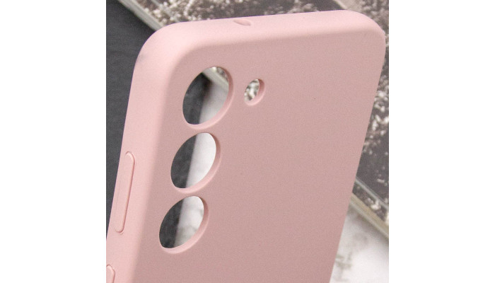 Чехол Silicone Cover Lakshmi Full Camera (AAA) для Samsung Galaxy S24 Розовый / Pink Sand - фото