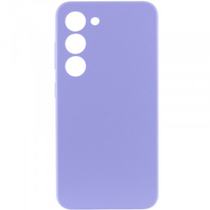 Чехол Silicone Cover Lakshmi Full Camera (AAA) для Samsung Galaxy S24 Сиреневый / Dasheen