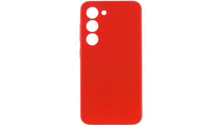 Чехол Silicone Cover Lakshmi Full Camera (AAA) для Samsung Galaxy S24+ Красный / Red - фото