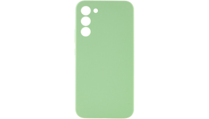 Чехол Silicone Cover Lakshmi Full Camera (AAA) для Samsung Galaxy S24+ Мятный / Mint - фото