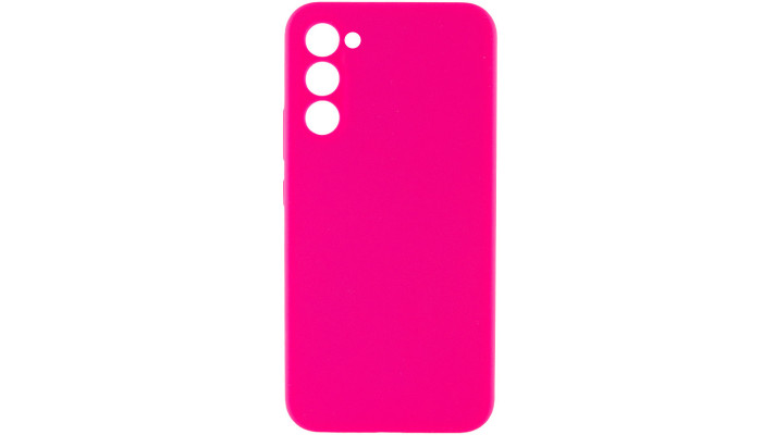 Чехол Silicone Cover Lakshmi Full Camera (AAA) для Samsung Galaxy S24+ Розовый / Barbie pink - фото