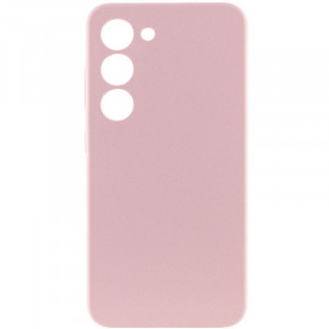 Чехол Silicone Cover Lakshmi Full Camera (AAA) для Samsung Galaxy S24+ Розовый / Pink Sand