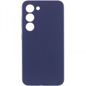 Чехол Silicone Cover Lakshmi Full Camera (AAA) для Samsung Galaxy S24+ Темно-синий / Midnight blue