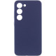Чехол Silicone Cover Lakshmi Full Camera (AAA) для Samsung Galaxy S24+ Темно-синий / Midnight blue - фото