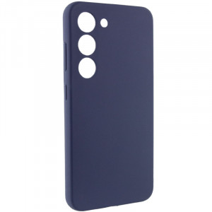 Чехол Silicone Cover Lakshmi Full Camera (AAA) для Samsung Galaxy S24+ Темно-синий / Midnight blue