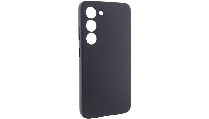 Чехол Silicone Cover Lakshmi Full Camera (AAA) для Samsung Galaxy S24+ Черный / Black - фото