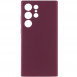 Чохол Silicone Cover Lakshmi Full Camera (AAA) для Samsung Galaxy S24 Ultra Бордовий / Plum