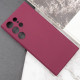 Чехол Silicone Cover Lakshmi Full Camera (AAA) для Samsung Galaxy S24 Ultra Бордовый / Plum - фото