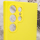 Чехол Silicone Cover Lakshmi Full Camera (AAA) для Samsung Galaxy S24 Ultra Желтый / Yellow - фото