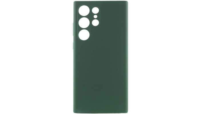 Чехол Silicone Cover Lakshmi Full Camera (AAA) для Samsung Galaxy S24 Ultra Зеленый / Cyprus Green - фото