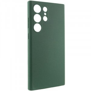 Чохол Silicone Cover Lakshmi Full Camera (AAA) для Samsung Galaxy S24 Ultra Зелений / Cyprus Green