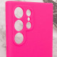 Чехол Silicone Cover Lakshmi Full Camera (AAA) для Samsung Galaxy S24 Ultra Розовый / Barbie pink - фото
