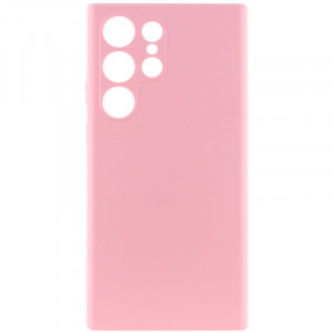 Чохол Silicone Cover Lakshmi Full Camera (AAA) для Samsung Galaxy S24 Ultra Рожевий / Light pink