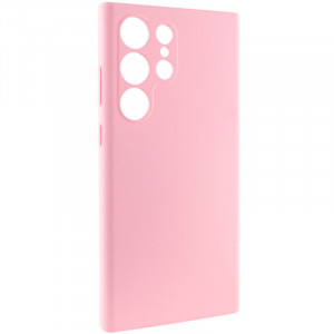 Чохол Silicone Cover Lakshmi Full Camera (AAA) для Samsung Galaxy S24 Ultra Рожевий / Light pink