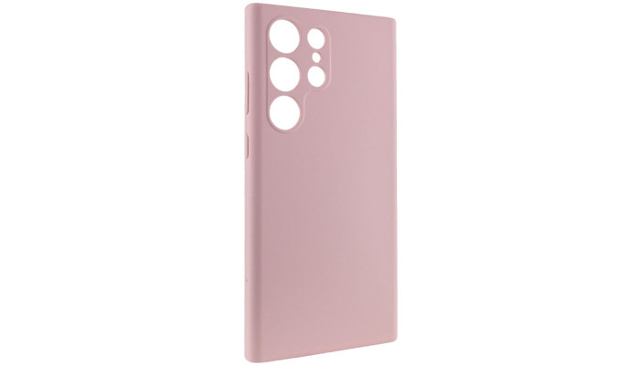 Чехол Silicone Cover Lakshmi Full Camera (AAA) для Samsung Galaxy S24 Ultra Розовый / Pink Sand - фото