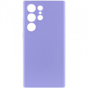 Чехол Silicone Cover Lakshmi Full Camera (AAA) для Samsung Galaxy S24 Ultra Сиреневый / Dasheen