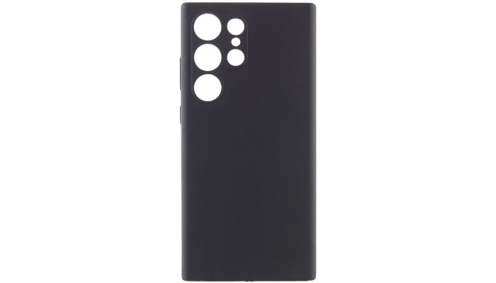 Чохол Silicone Cover Lakshmi Full Camera (AAA) для Samsung Galaxy S24 Ultra Чорний / Black - фото