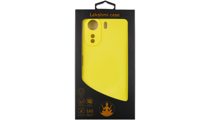 Чехол Silicone Cover Lakshmi Full Camera (AAA) для Xiaomi Redmi 13C / Poco C65 Желтый / Yellow - фото