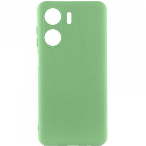 Чехол Silicone Cover Lakshmi Full Camera (AAA) для Xiaomi Redmi 13C / Poco C65 Мятный / Mint