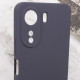 Чохол Silicone Cover Lakshmi Full Camera (AAA) для Xiaomi Redmi 13C / Poco C65 Сірий / Dark Gray - фото
