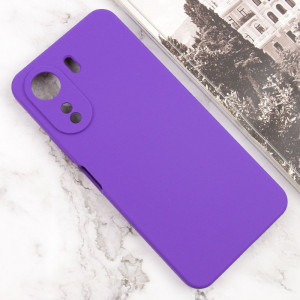 Чехол Silicone Cover Lakshmi Full Camera (AAA) для Xiaomi Redmi 13C / Poco C65 Фиолетовый / Amethyst