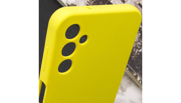 Чехол Silicone Cover Lakshmi Full Camera (AAA) для Samsung Galaxy A15 4G/5G / M15 5G Желтый / Yellow - фото