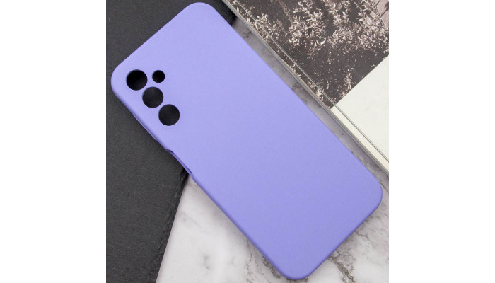 Чохол Silicone Cover Lakshmi Full Camera (AAA) для Samsung Galaxy A15 4G/5G Бузковий / Dasheen - фото