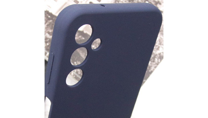 Чохол Silicone Cover Lakshmi Full Camera (AAA) для Samsung Galaxy A15 4G/5G Темно-синій / Midnight blue - фото