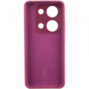 Чехол Silicone Cover Lakshmi Full Camera (AAA) для Xiaomi Redmi Note 13 4G Бордовый / Plum