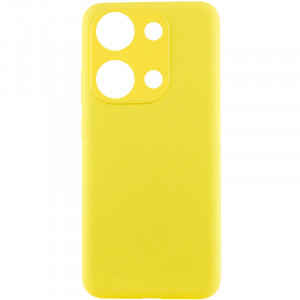 Чехол Silicone Cover Lakshmi Full Camera (AAA) для Xiaomi Redmi Note 13 4G Желтый / Yellow