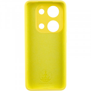 Чехол Silicone Cover Lakshmi Full Camera (AAA) для Xiaomi Redmi Note 13 4G Желтый / Yellow