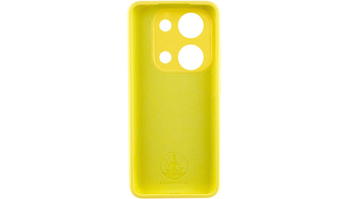 Чохол Silicone Cover Lakshmi Full Camera (AAA) для Xiaomi Redmi Note 13 4G Жовтий / Yellow - фото