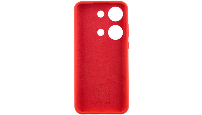 Чехол Silicone Cover Lakshmi Full Camera (AAA) для Xiaomi Redmi Note 13 4G Красный / Red - фото