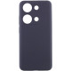 Чехол Silicone Cover Lakshmi Full Camera (AAA) для Xiaomi Redmi Note 13 4G Серый / Dark Gray - фото