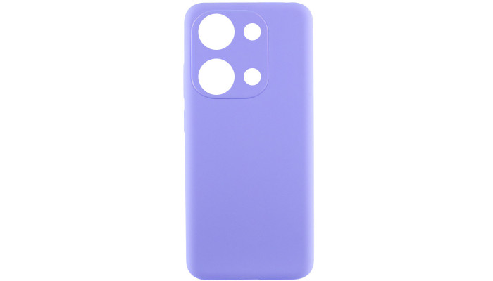 Чехол Silicone Cover Lakshmi Full Camera (AAA) для Xiaomi Redmi Note 13 4G Сиреневый / Dasheen - фото