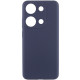 Чохол Silicone Cover Lakshmi Full Camera (AAA) для Xiaomi Redmi Note 13 4G Темно-синій / Midnight blue - фото
