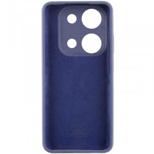 Чехол Silicone Cover Lakshmi Full Camera (AAA) для Xiaomi Redmi Note 13 4G Темно-синий / Midnight blue