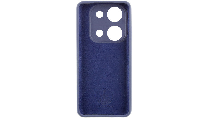 Чехол Silicone Cover Lakshmi Full Camera (AAA) для Xiaomi Redmi Note 13 4G Темно-синий / Midnight blue - фото