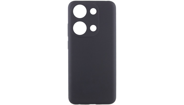 Чохол Silicone Cover Lakshmi Full Camera (AAA) для Xiaomi Redmi Note 13 4G Чорний / Black - фото