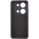 Чохол Silicone Cover Lakshmi Full Camera (AAA) для Xiaomi Redmi Note 13 4G Чорний / Black - фото
