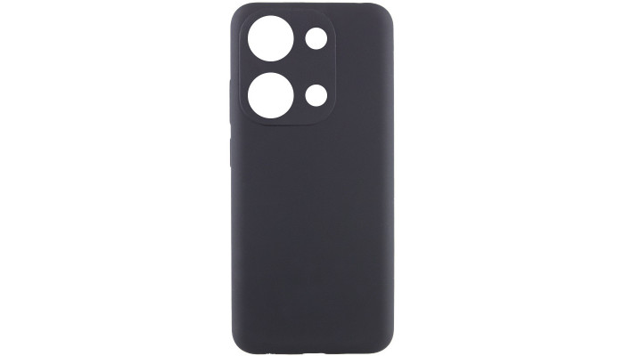 Чехол Silicone Cover Lakshmi Full Camera (AAA) для Xiaomi Redmi Note 13 Pro 4G / Poco M6 Pro 4G Черный / Black - фото