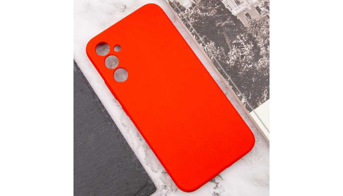 Чехол Silicone Cover Lakshmi Full Camera (AAA) для Samsung Galaxy A35 Красный / Red - фото