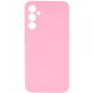 Чохол Silicone Cover Lakshmi Full Camera (AAA) для Samsung Galaxy A35 Рожевий / Light pink