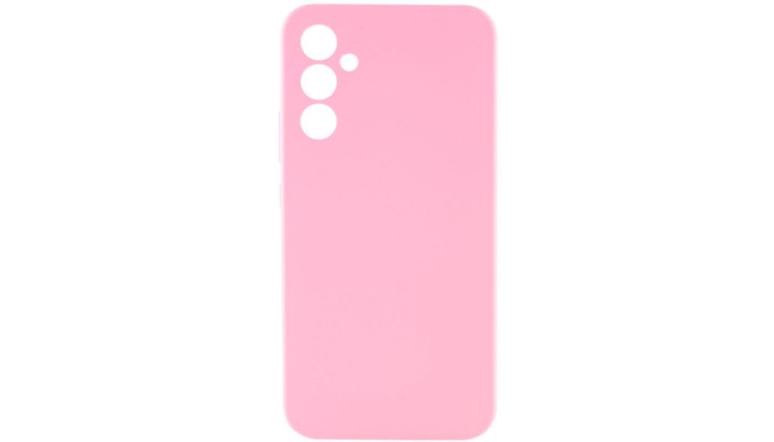 Чохол Silicone Cover Lakshmi Full Camera (AAA) для Samsung Galaxy A35 Рожевий / Light pink - фото