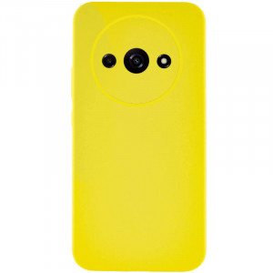 Чехол Silicone Cover Lakshmi Full Camera (AAA) для Xiaomi Redmi A3 Желтый / Yellow